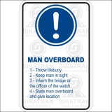 Warning - MAN OVERBOARD